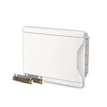 Quadro de embutir para 24/18 disjuntores branco 1280 Krona