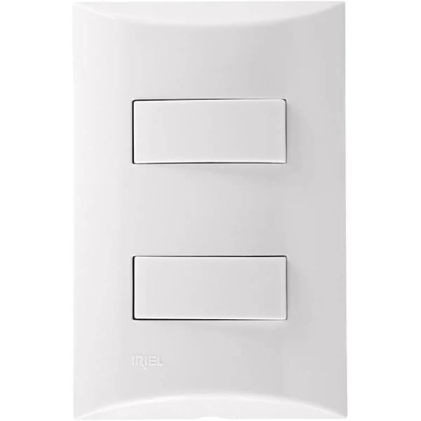 Conjunto 4x2 2 Interruptores Simples Brava Iriel - G-Haus