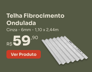Telha Fibrocimento Ondulada G-Haus