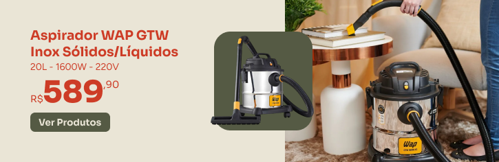 Aspirador WAP GTW Inox G-Haus