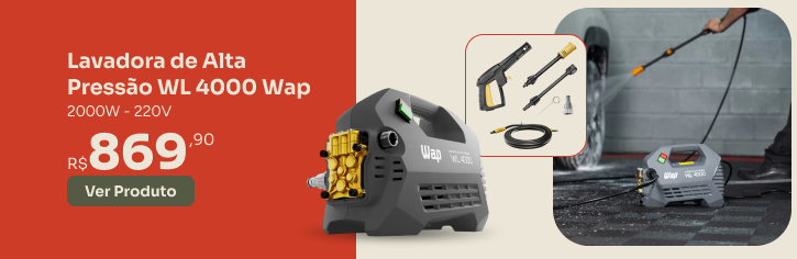 Lavadora de Alta Pressão WL 4000 Wap G-Haus