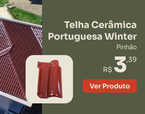 Telha Cerâmica Portuguesa Winter Pinhão G-Haus