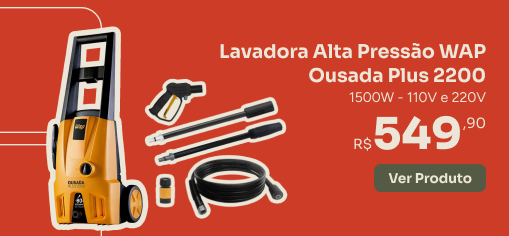 Lavadora Alta Pressão Wap Ousada G-Haus
