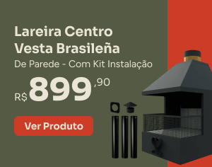 Lareira Vesta Brasileña G-Haus