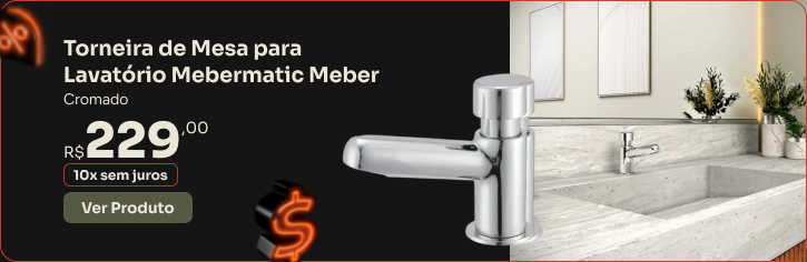 Torneira Mebermatic Meber G-Haus