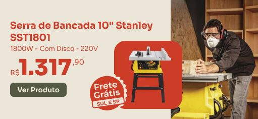 Serra de Bancada Stanley SST1801 com Disco G-Haus