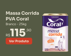 Massa Corrida PVA Coral G-Haus