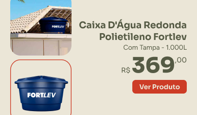 Caixa D'Água Redonda Fortlev G-Haus