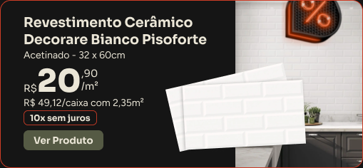 Revestimento Decorare Bianco Pisoforte G-Haus