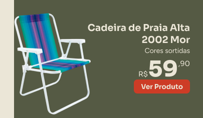 Cadeira de Praia Alta 2002 Sortida Mor G-Haus