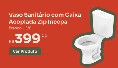 Vaso Sanitário 3/6L Zip Incepa G-Haus