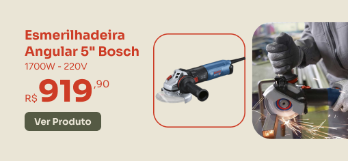 Esmerilhadeira Angular 5" Bosch G-Haus