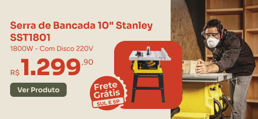 Serra de Bancada Stanley SST1801 com Disco G-Haus