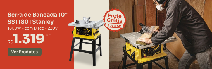 Serra de Bancada Stanley SST1801 G-Haus